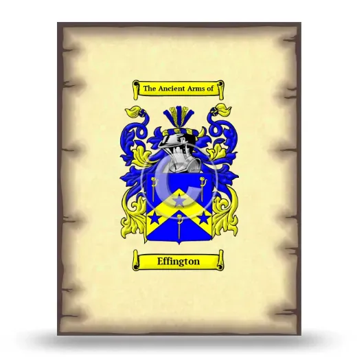 Effington Coat of Arms Print