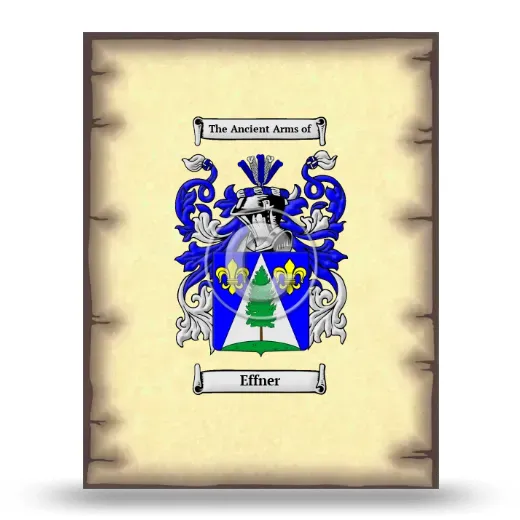 Effner Coat of Arms Print