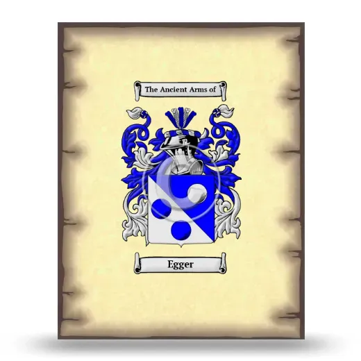Egger Coat of Arms Print