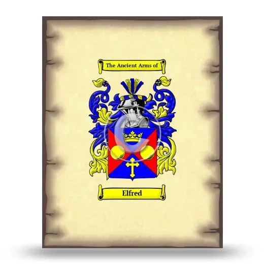 Elfred Coat of Arms Print