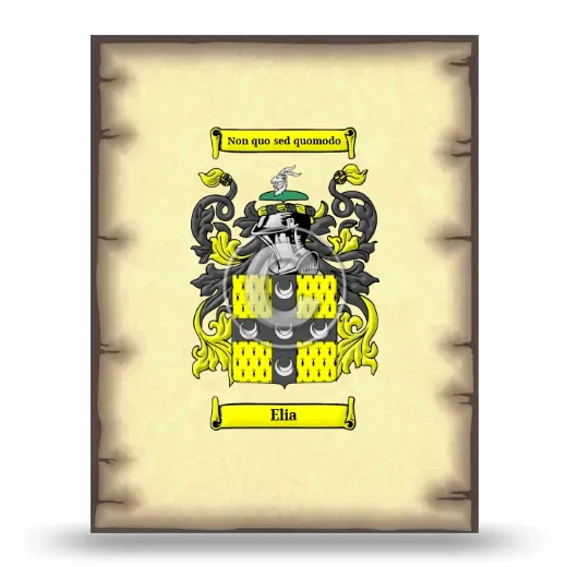 Elia Coat of Arms Print