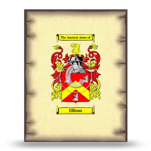 Ellison Coat of Arms Print