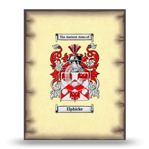 Elphicke Coat of Arms Print