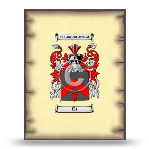 Els Coat of Arms Print