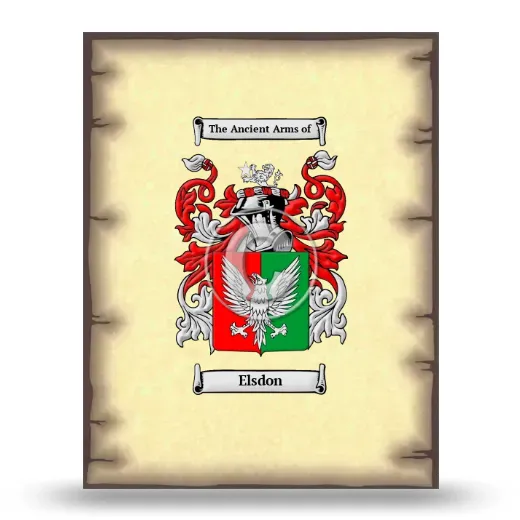 Elsdon Coat of Arms Print