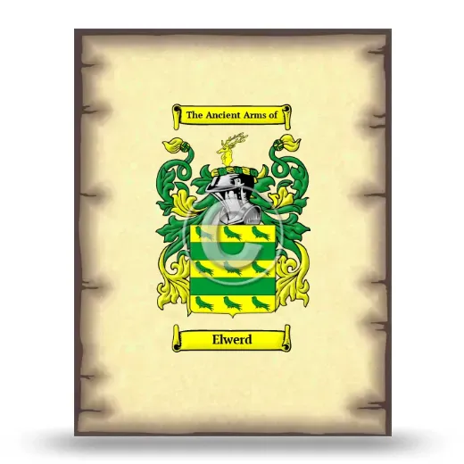 Elwerd Coat of Arms Print
