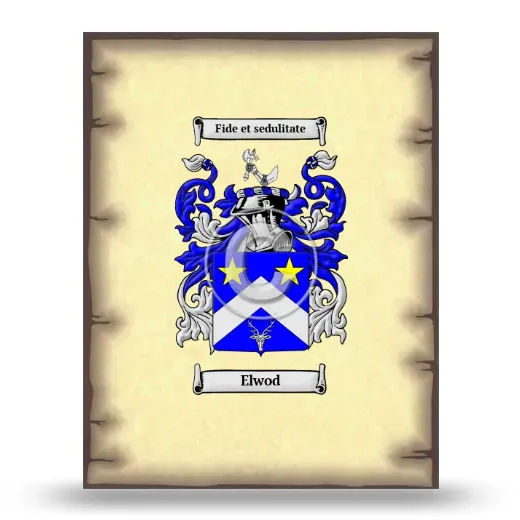 Elwod Coat of Arms Print