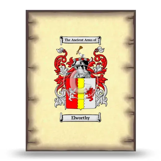 Elworthy Coat of Arms Print