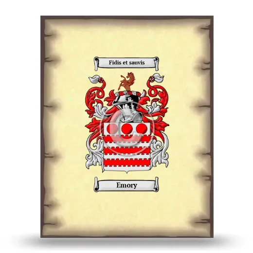 Emory Coat of Arms Print