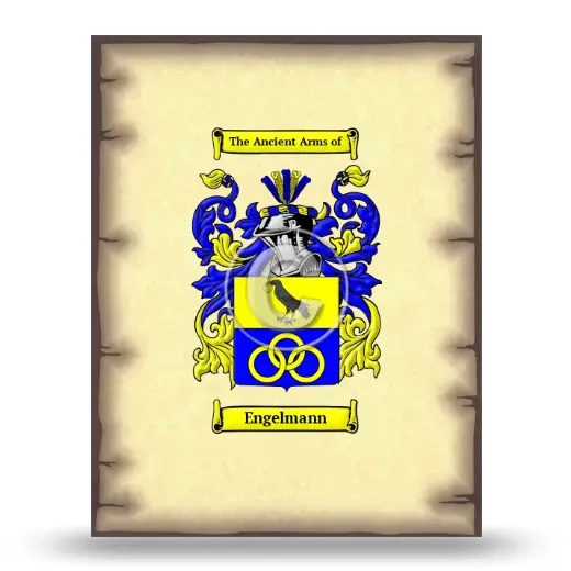 Engelmann Coat of Arms Print