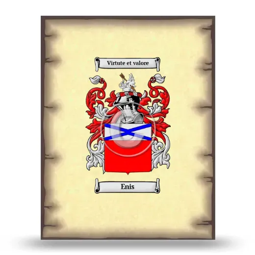 Enis Coat of Arms Print