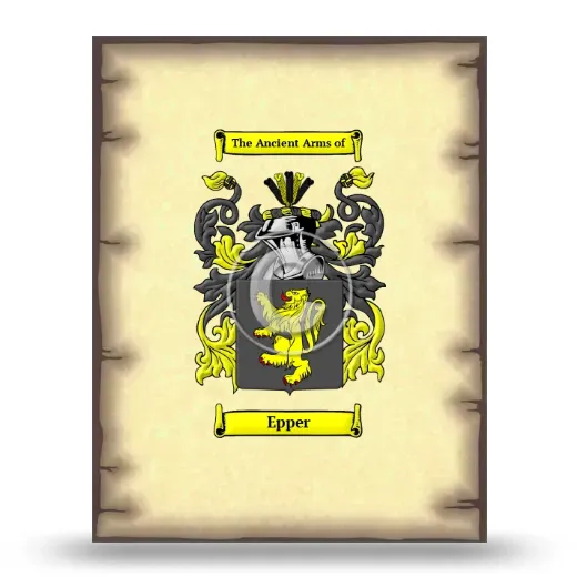 Epper Coat of Arms Print