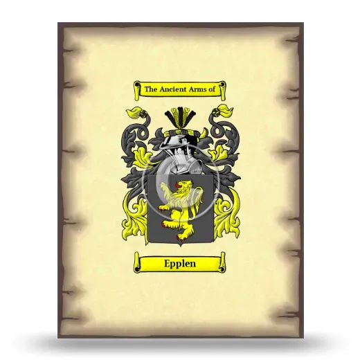 Epplen Coat of Arms Print