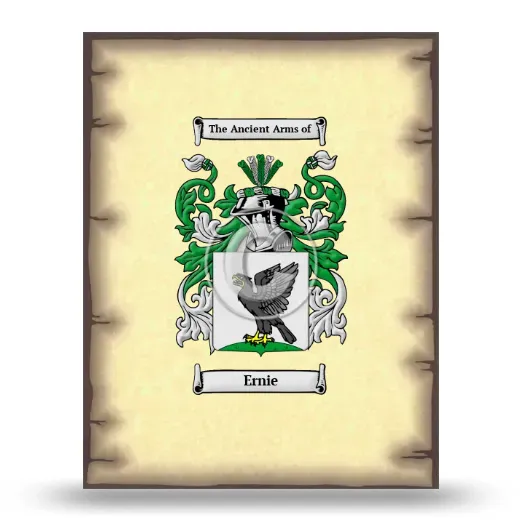 Ernie Coat of Arms Print