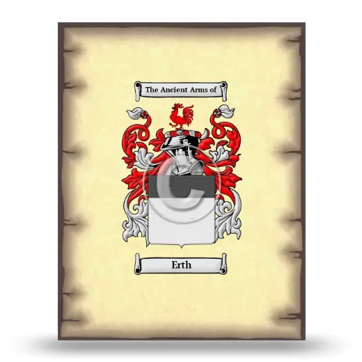 Erth Coat of Arms Print
