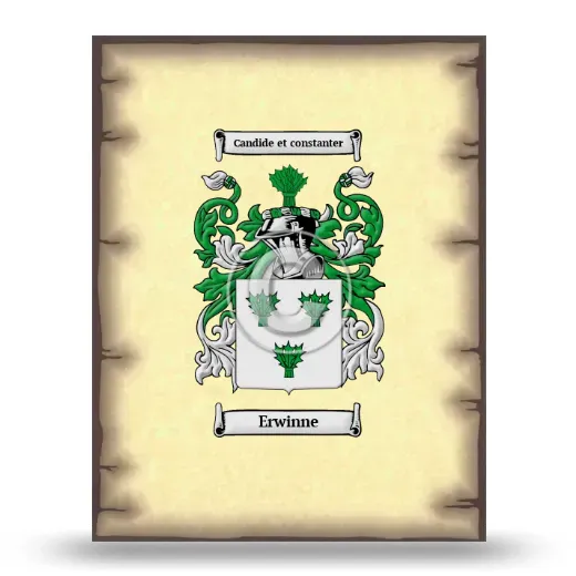Erwinne Coat of Arms Print