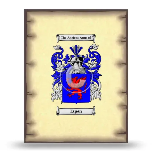 Espen Coat of Arms Print