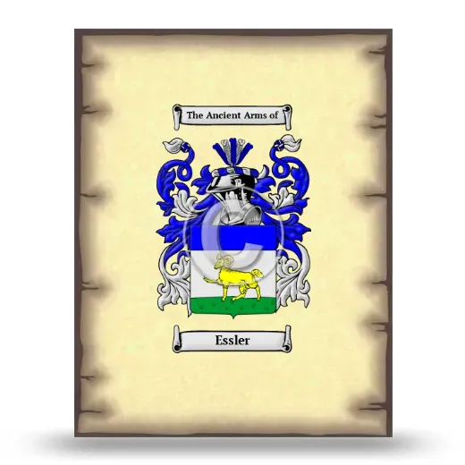Essler Coat of Arms Print
