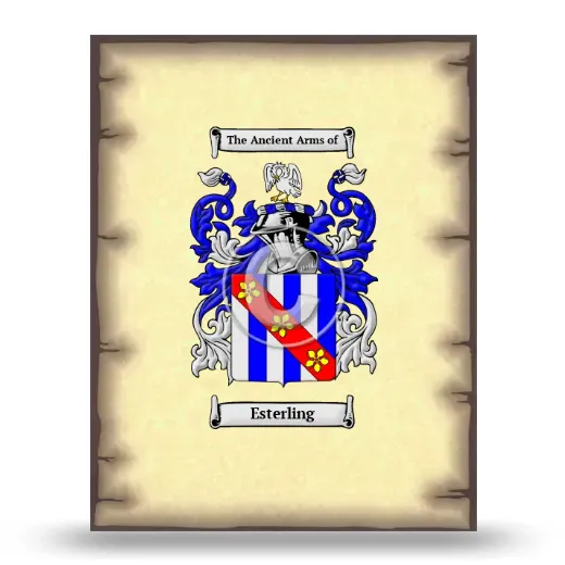 Esterling Coat of Arms Print