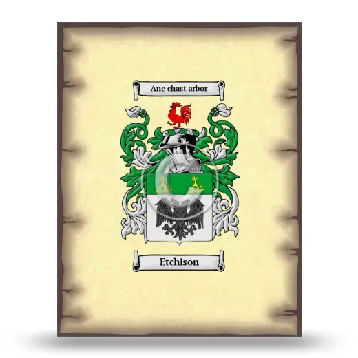 Etchison Coat of Arms Print