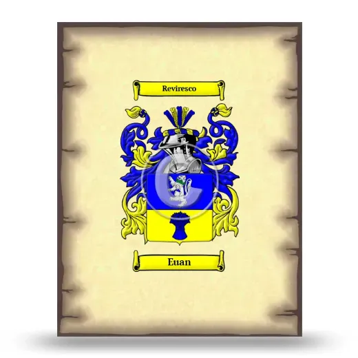 Euan Coat of Arms Print