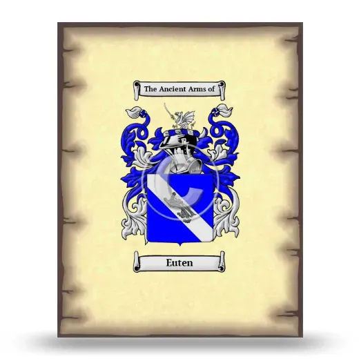 Euten Coat of Arms Print