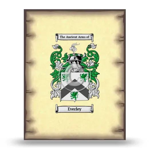 Everley Coat of Arms Print