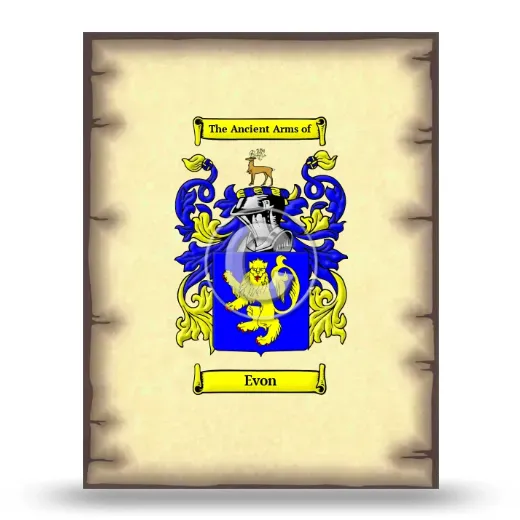 Evon Coat of Arms Print