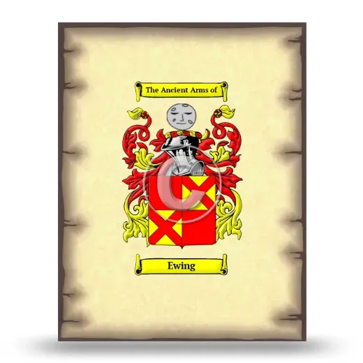 Ewing Coat of Arms Print