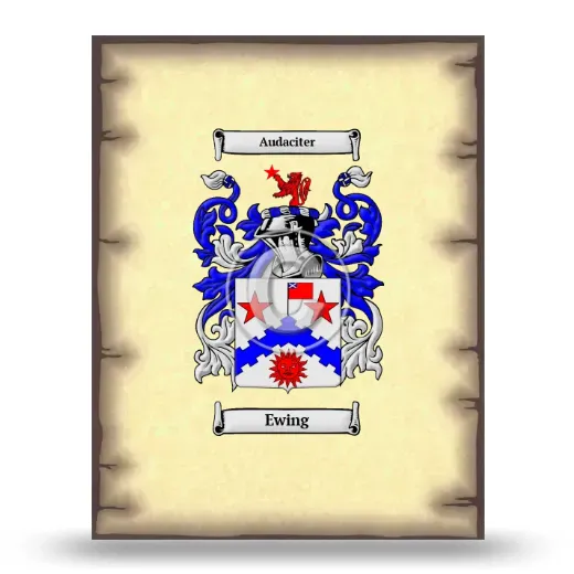 Ewing Coat of Arms Print