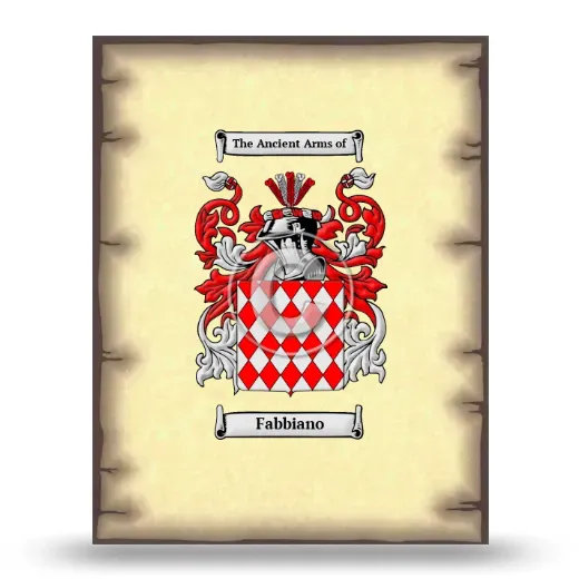 Fabbiano Coat of Arms Print
