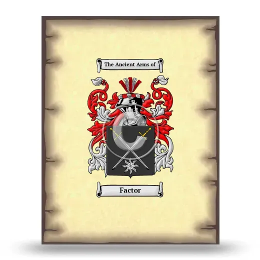 Factor Coat of Arms Print