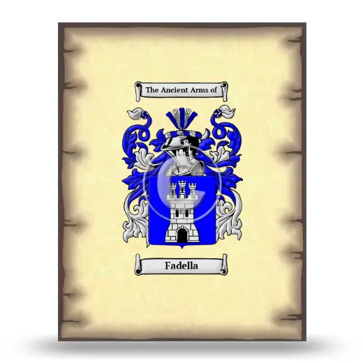 Fadella Coat of Arms Print
