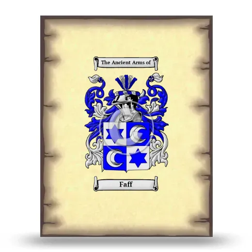 Faff Coat of Arms Print