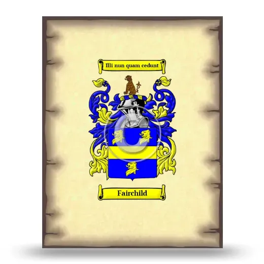 Fairchild Coat of Arms Print