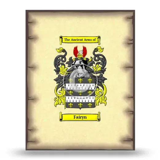 Fairyn Coat of Arms Print