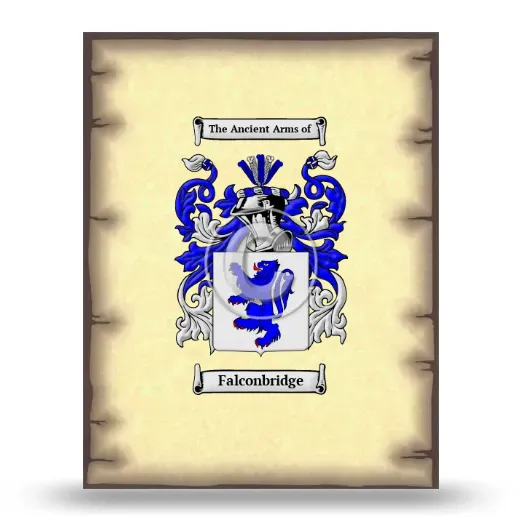 Falconbridge Coat of Arms Print