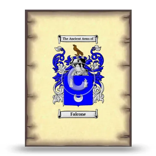 Falcone Coat of Arms Print