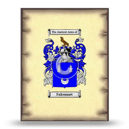 Falconnet Coat of Arms Print