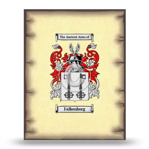 Falkenborg Coat of Arms Print