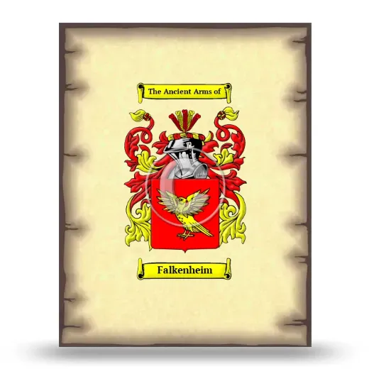 Falkenheim Coat of Arms Print