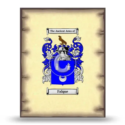 Falque Coat of Arms Print