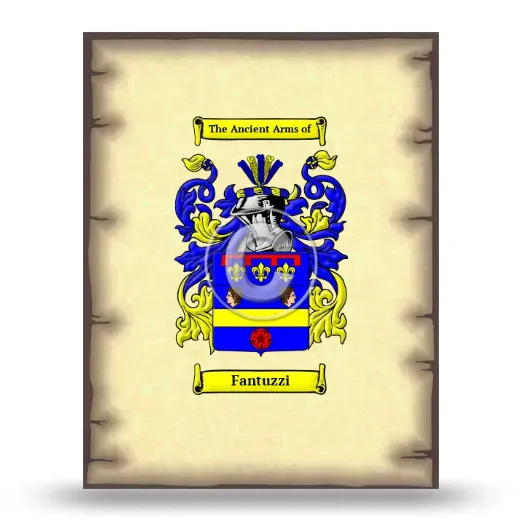 Fantuzzi Coat of Arms Print