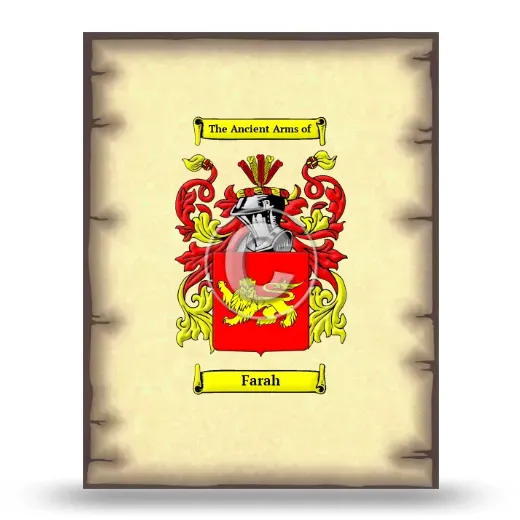 Farah Coat of Arms Print