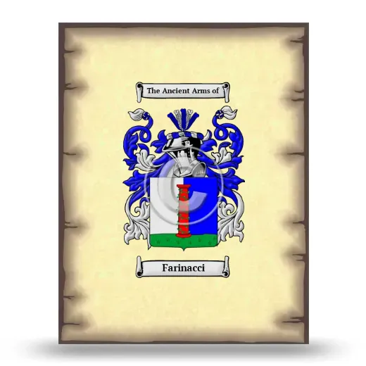 Farinacci Coat of Arms Print