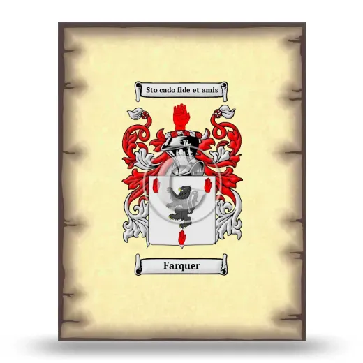 Farquer Coat of Arms Print