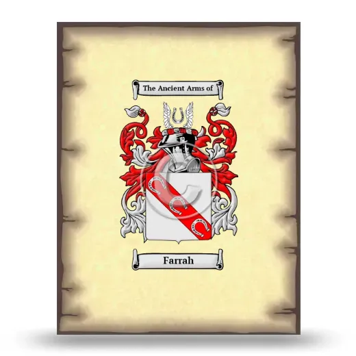 Farrah Coat of Arms Print
