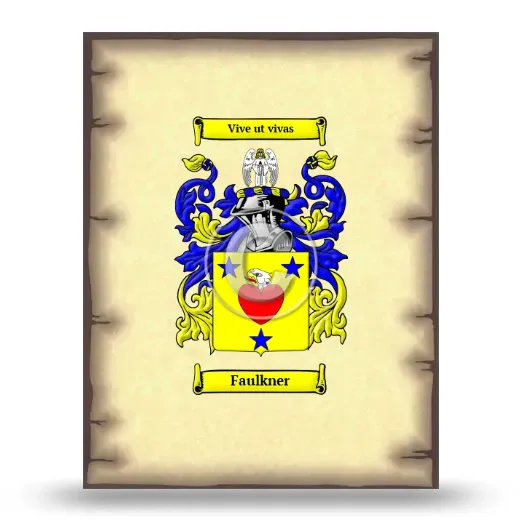 Faulkner Coat of Arms Print