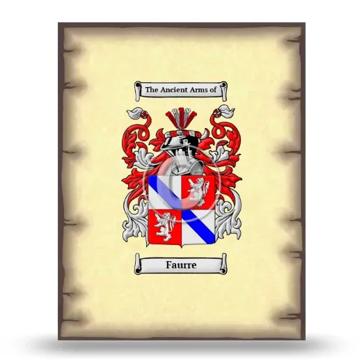 Faurre Coat of Arms Print