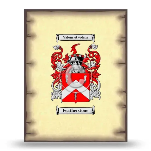 Featherstone Coat of Arms Print